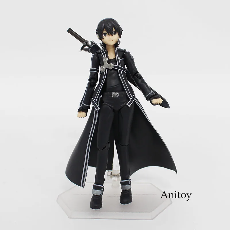 15 см аниме меч искусство онлайн kirigaya kazuto Figma 174 ПВХ фигурка Коллекционная модель игрушки KT3875