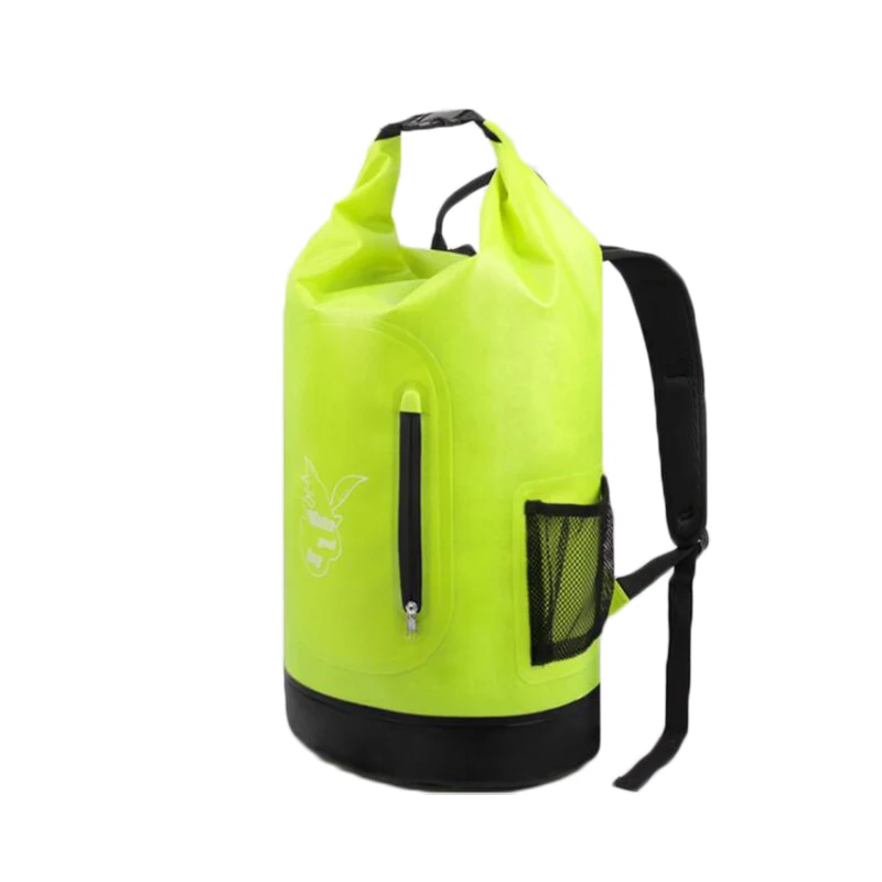 green Goexplore ore водонепроницаемая сумка 30L Открытый Портативный наплечный рафтинг речной поход сухой Дайвинг мешок ПВХ складной рюкзак для плавания - Цвет: green