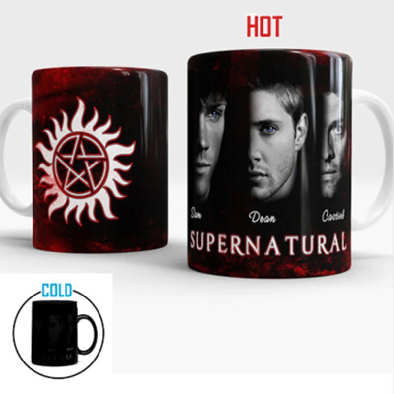 1Pcs Mug Color Change Ceramic Coffee Mug and Cup Heat Reveal Magic Mugs Color Change Fashion Gift for Your Friends Drop Shipping