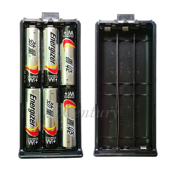XQF 6 * AA аккумулятор чехол для рации Baofeng 3800 мАч UV5R|case memo|batteries cellphonecase mate battery |