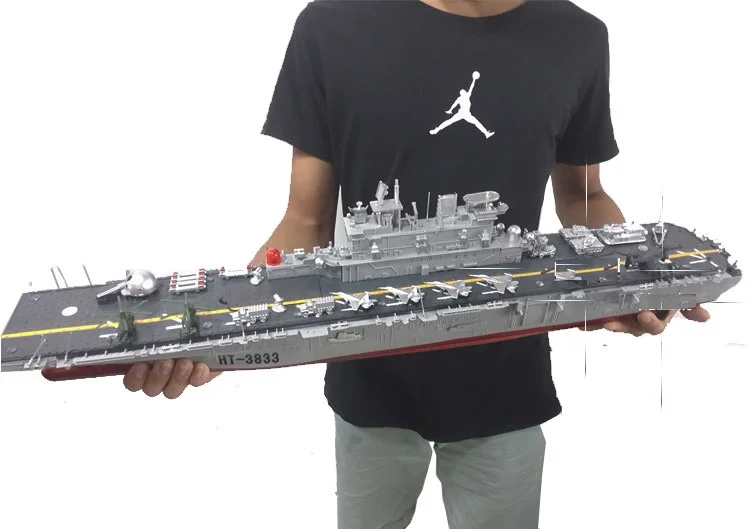 2 4G 1:350 радиоуправляемая большая Лодка США. Игрушечная модель штурмового корабля