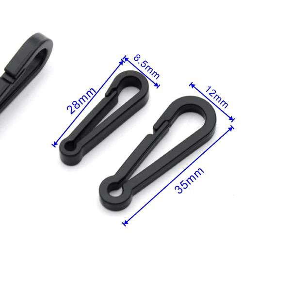 Фото Wholesale 100pcs black KAM plastic snap clip hooks Mini carabiner backpack paracord strap M-081/M776 Дом и сад Wholesale 100pcs black KAM plastic snap clip hooks Mini carabiner backpack paracord strap M-081/M776 Дом и сад