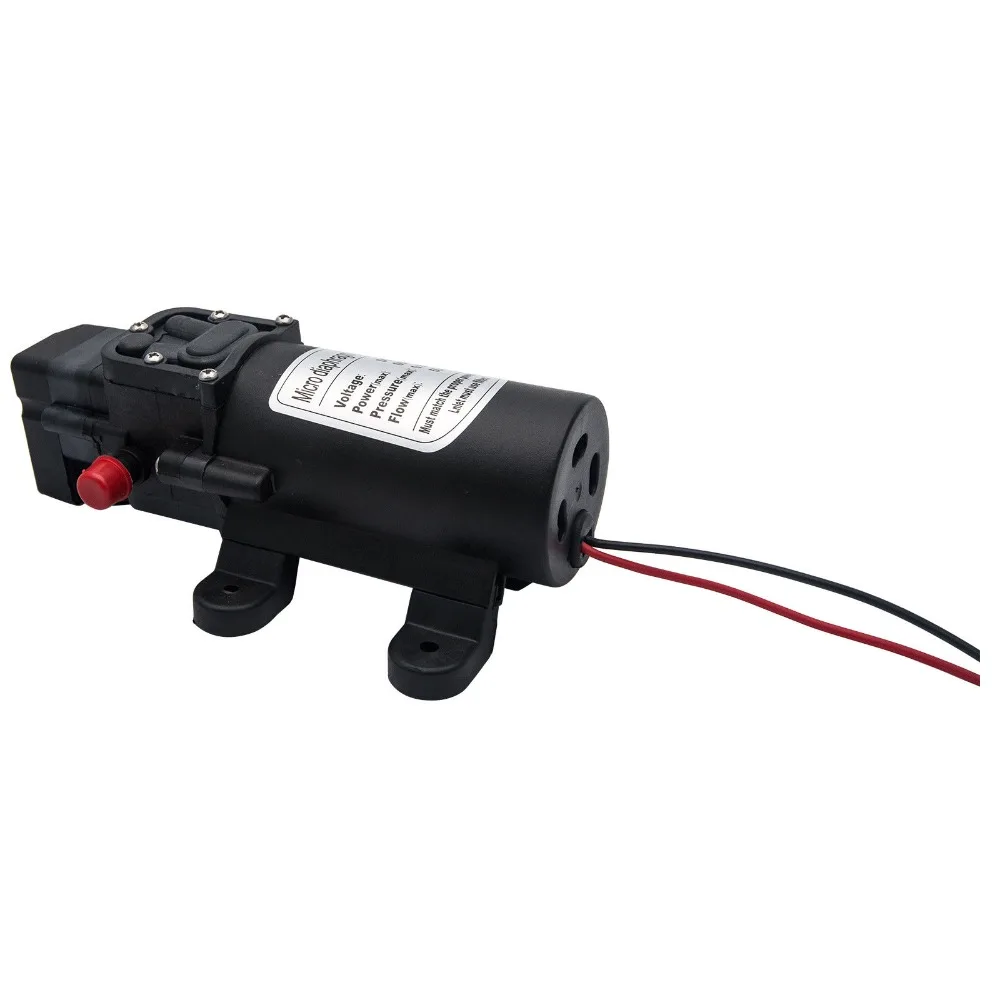 12V 5L/мин высокого Давление микро мембранный Водяной насос 80Psi для автомобиля Караван Лодка