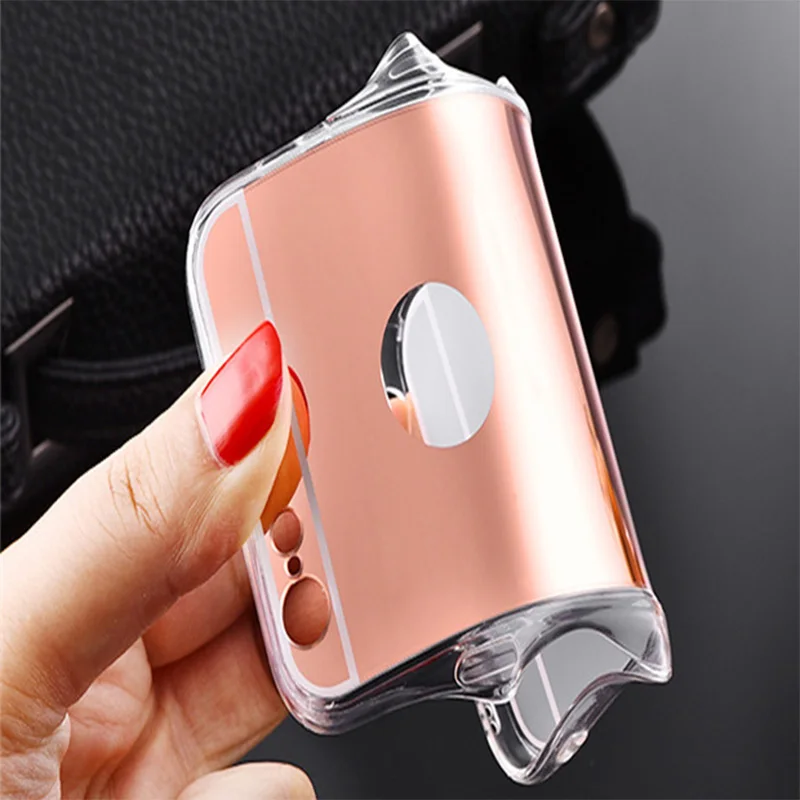 Роскошный зеркальный гальванический мягкий ударопрочный чехол из ТПУ для