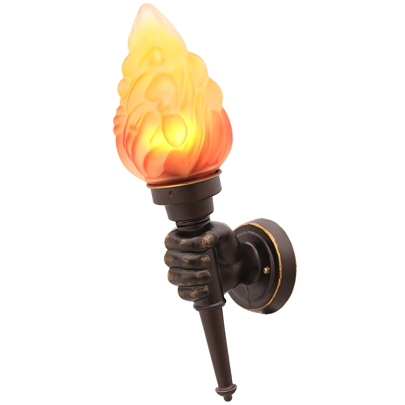 

Torchbearer wall lamp coffee restaurant retro decoration sconce garden villa hotel outdoor landscape lighting