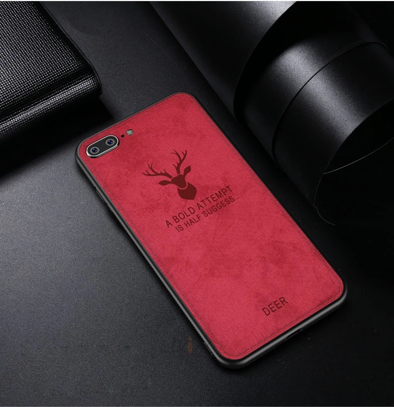 red Тканевый кожаный чехол для телефона huawei honor 9 10 v9 v10 Мягкий ТПУ чехол для huawei p10 nova 2 plus 2s nova 2 Чехол - Цвет: red