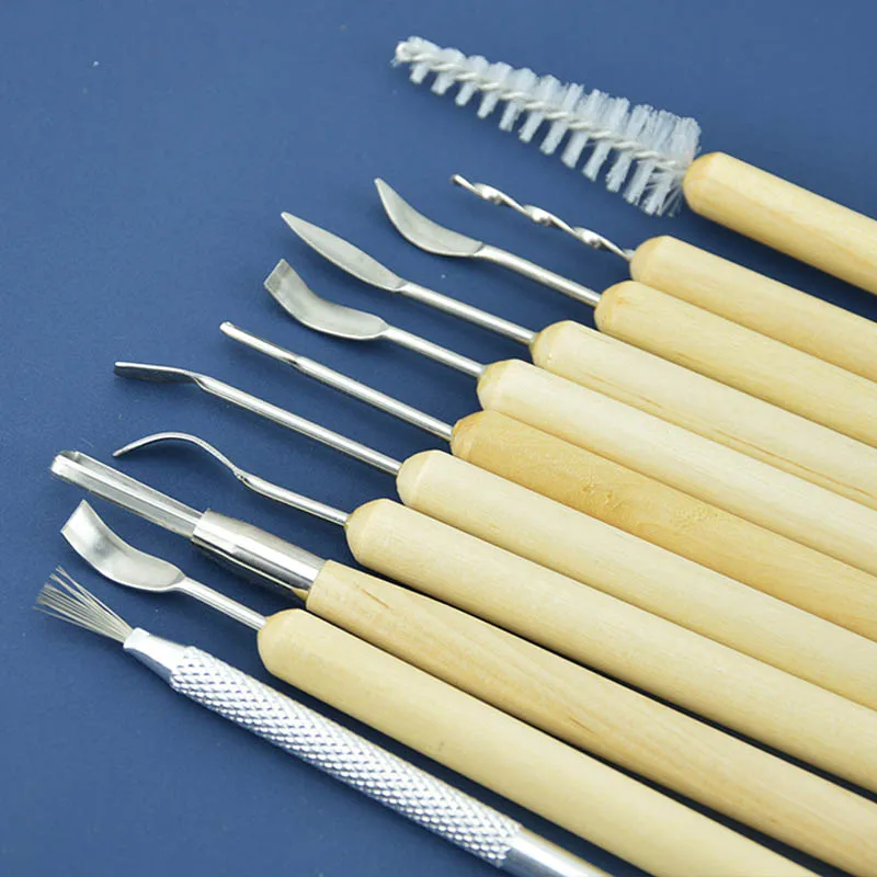 Potter профессиональные глиняные восковые инструменты Лепка резьба набор керамика