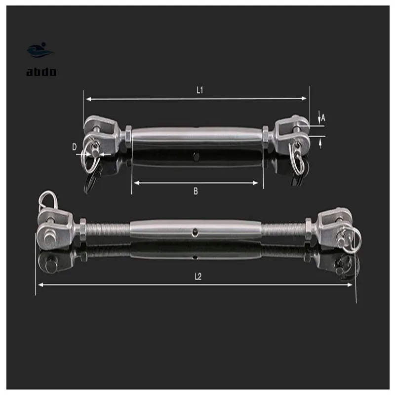 M5/M6/M8/M10/M12/M16/M20 нержавеющая сталь 304 винт для такелажа закрытый корпус