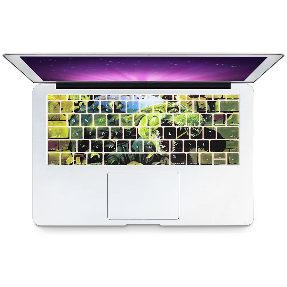 Силиконовый чехол для клавиатуры защита кожи много изображений Macbook 12 retina 2016 2017