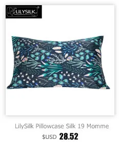 LilySilk 19 Momme шелковая наволочка с одной стороны шелк с Тенсел нижняя сторона конверт на пуговицах-контрастный цвет-отлично подходит для волос