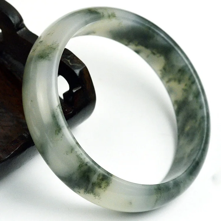 

58-60mm Inner Diameter Grade A High Quality Natural Jade Bangles Fine Gemstone Jade Bracelet Jewelry For Women Gifts