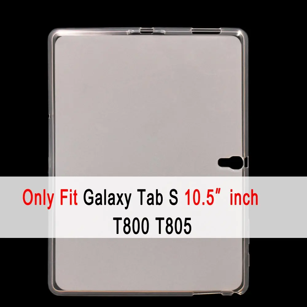 T800 T805 Силиконовый мягкий чехол для samsung Galaxy S S2 S3 S4 S5e S6 10,5 9,7 8,4 8,0 T860 T865 T800 T810 T820 T830 T720 T710 T700 чехол Funda - Цвет: T800 T805