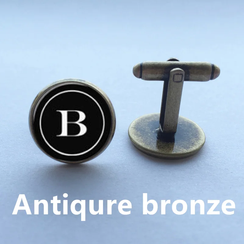 Бесплатная доставка новое поступление модная с принтом из букв B запонки для