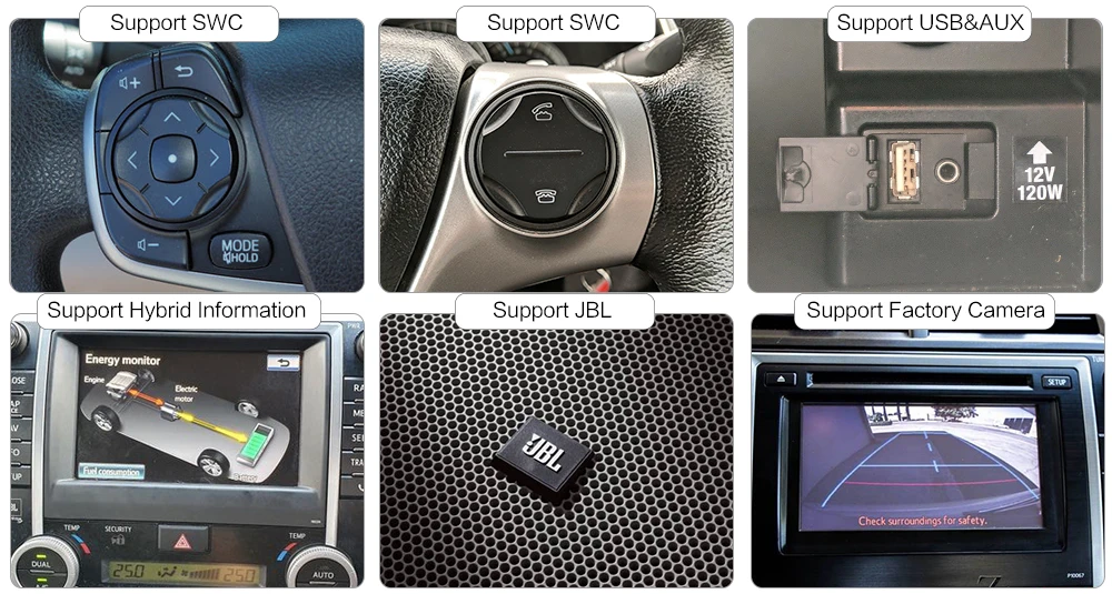 Dasaita 10," Автомагнитола 1 Din Android 9,0 для Toyota Camry US версия Bluetooth USB 64 Гб rom