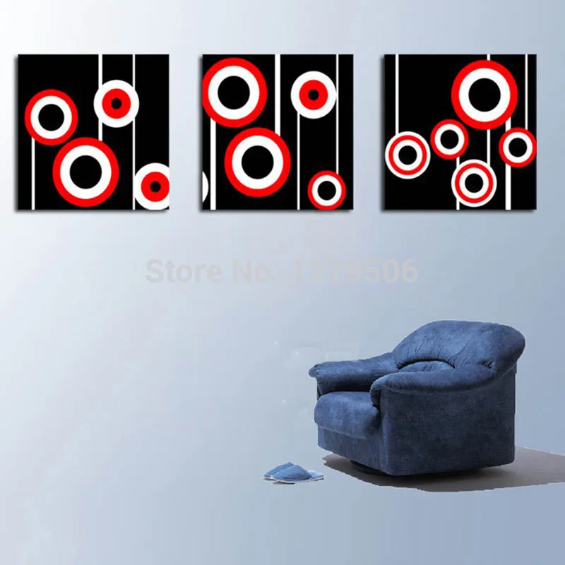 3 панели Бесплатная доставка лидер продаж Современная Настенная живопись