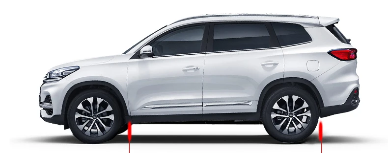 Lsrtw2017 прочный Abs автомобильное колесо крыло для защиты от грязи для Chery Tiggo 8