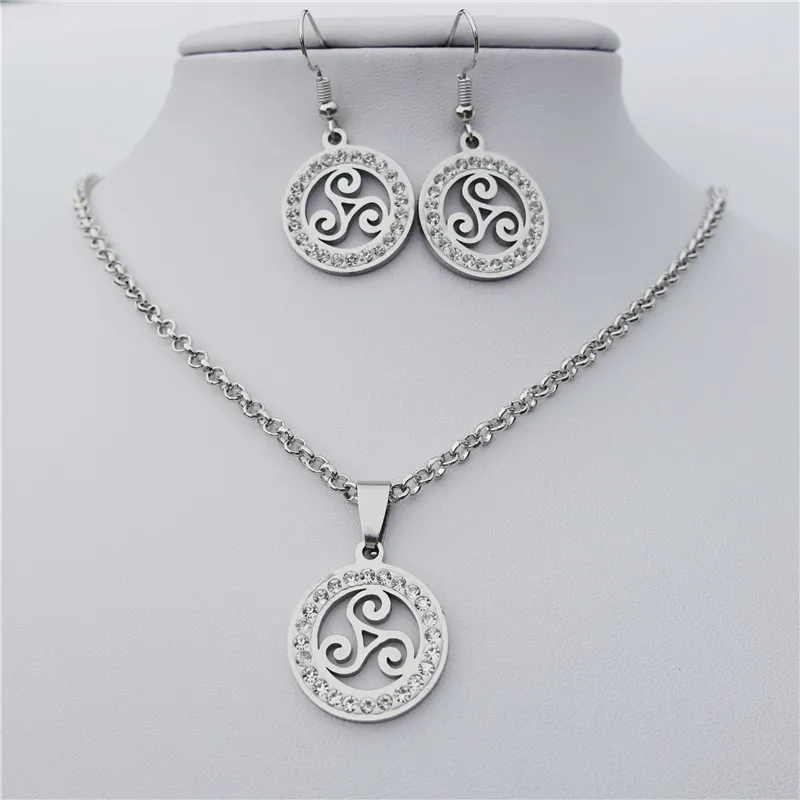 Комплект ювелирных изделий Teen Wolf Triskele разразы Triskelion Allison серебро ожерелье из