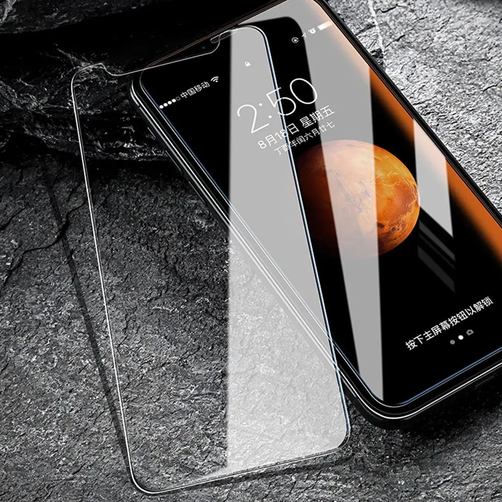 2 шт./лот протектор экрана из закаленного стекла для Iphone Xs Max 9H Защитная пленка
