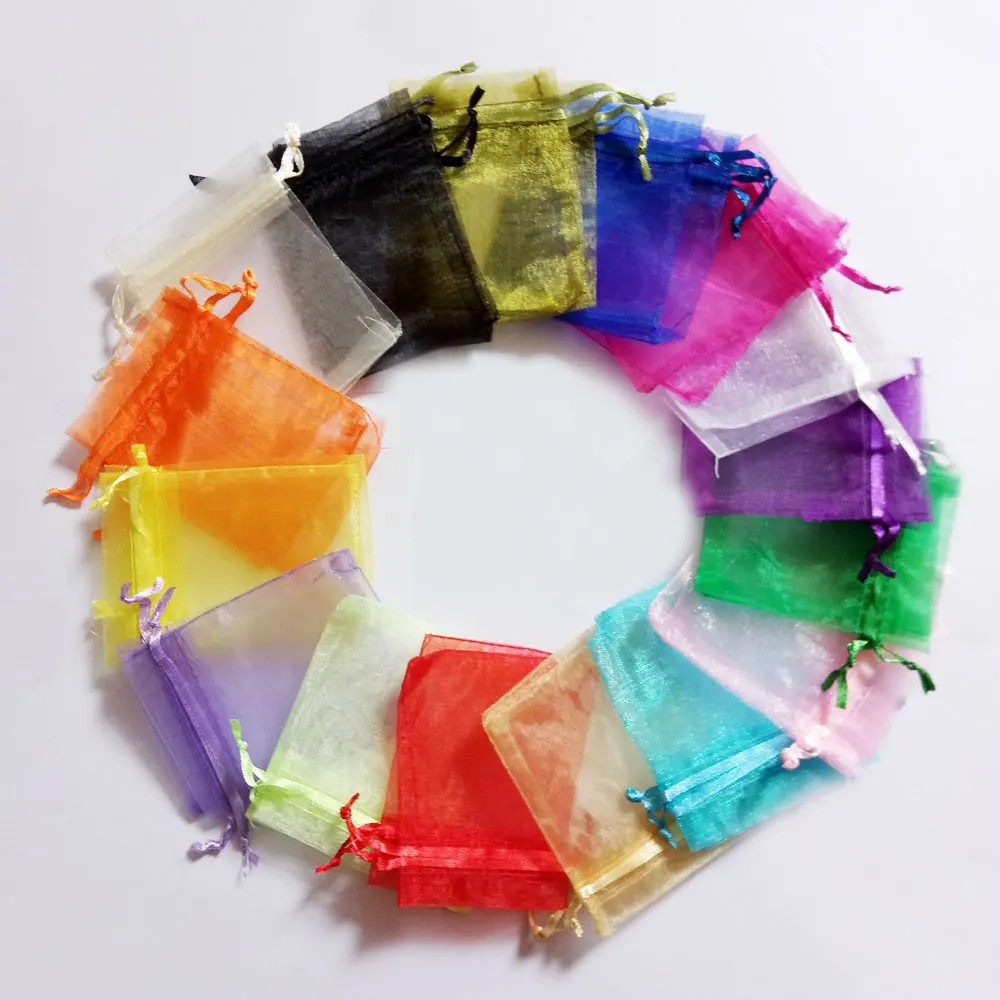 300 шт. Сумка из органзы 20x30 см сумка на шнурке для свадьбы/дня рождения/Рождества