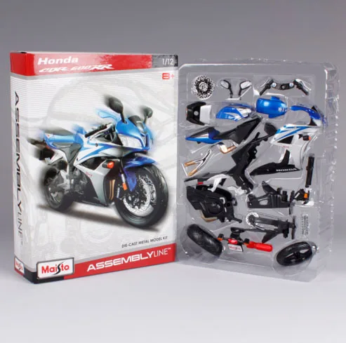 Maisto 1:12 Honda CBR 600RR Сборка DIY мотоцикл велосипед модель для детей Игрушки Подарки