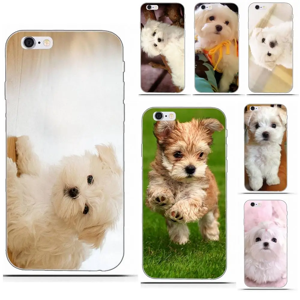 Wexoeq Diy рисунок ТПУ I Love My Maltese Dog Enjoy для Galaxy Alpha Core Prime Note 4 5 8 S3 S4 S5 S6 S7 S8 S9 mini edge