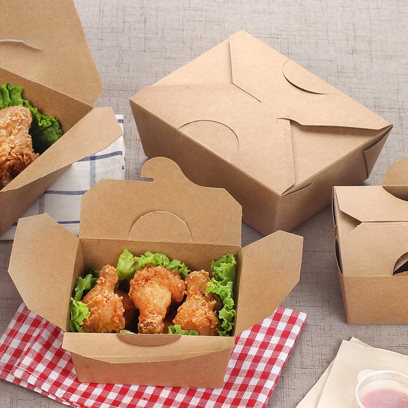 Упаковочные коробки для фаст фуда кухонная утварь ресторана посылка Нер