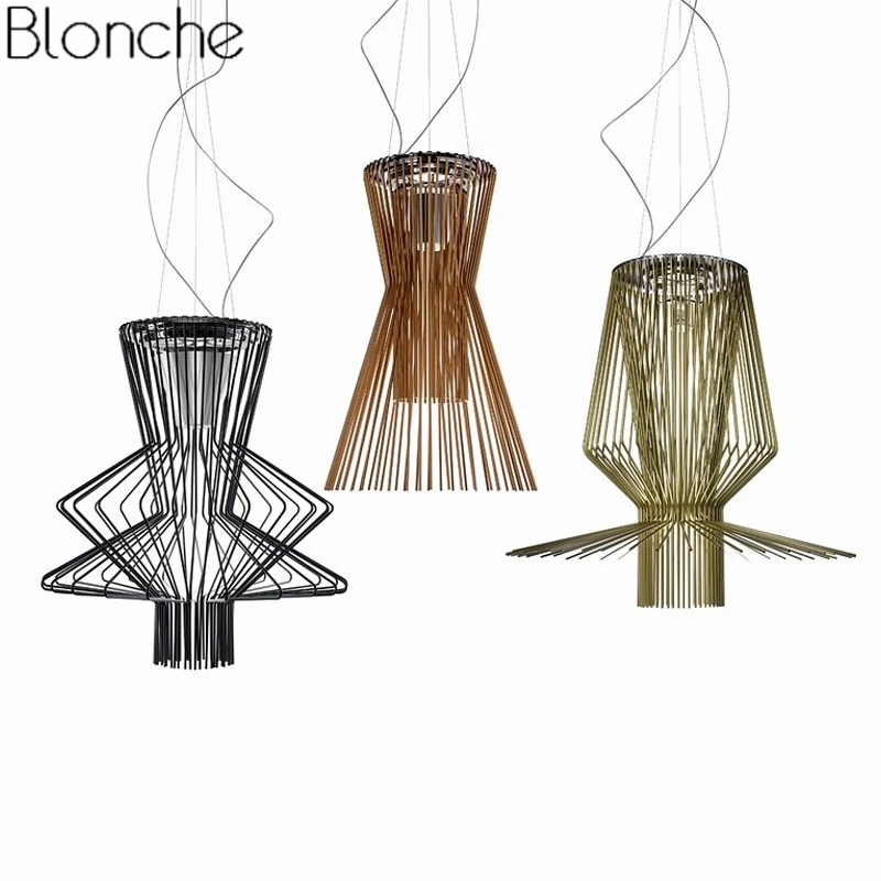 Современные Foscarini Allegro Ritmico Подвесная лампа, подвесные светильники, светодиодная Подвесная лампа для клетки, промышленное освещение, Декор для дома