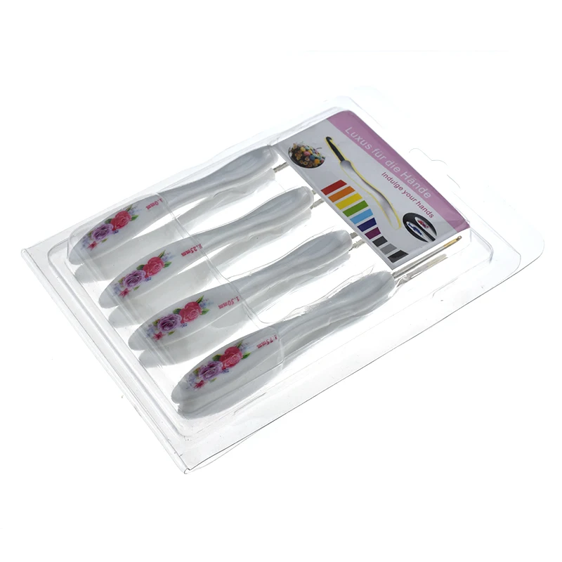 Вязальный крючок игла вязаный набор 8 шт./компл. эргономичная вязаная гладкое