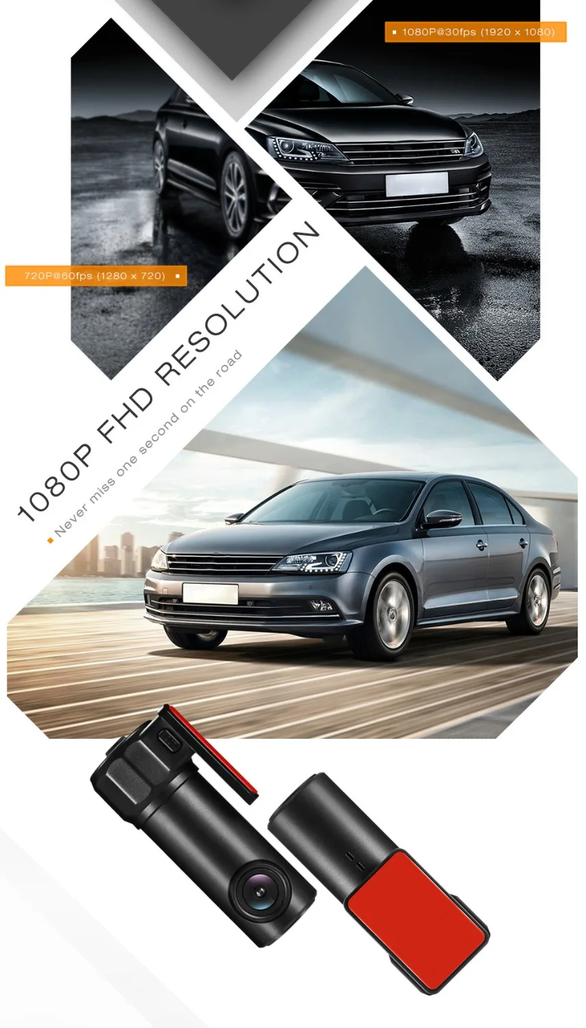 S600 360 градусов Макс поворотный Wi Fi видеорегистратор 720P 170 широкоугольный объектив