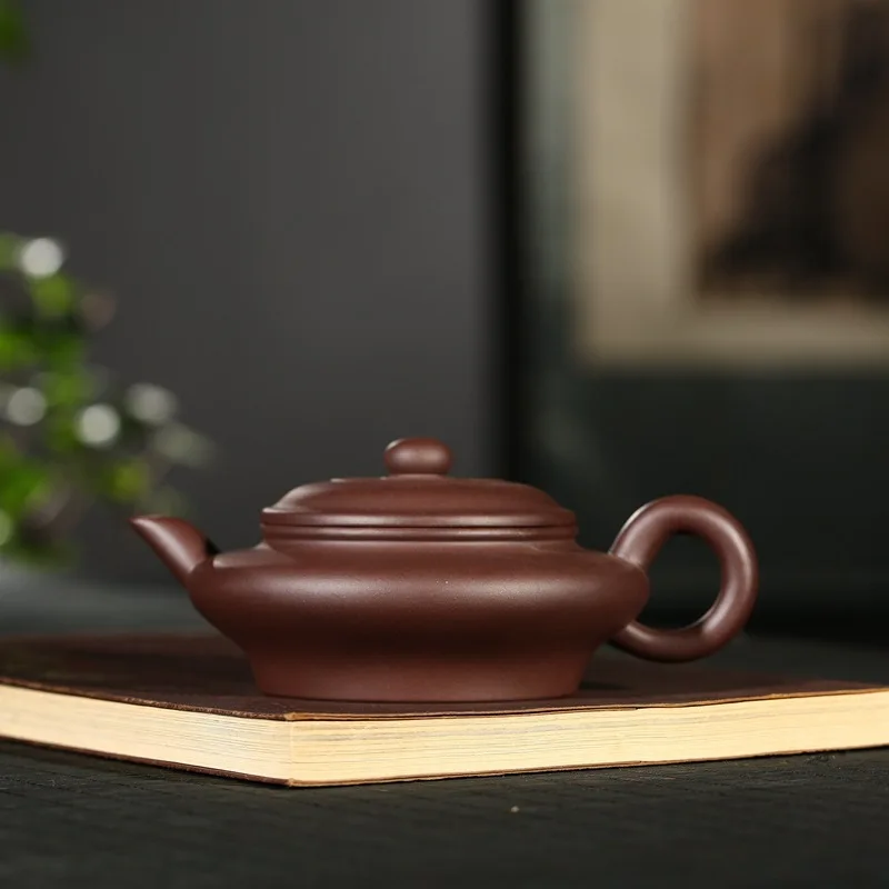

goods all hand undressed ore large purple clay product water flat pot kung fu tea set special mixed batch of the teapot