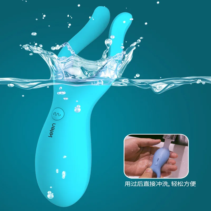 Leten Стимулятор клитора соска клип G spot вибратор для пары блокировки пениса