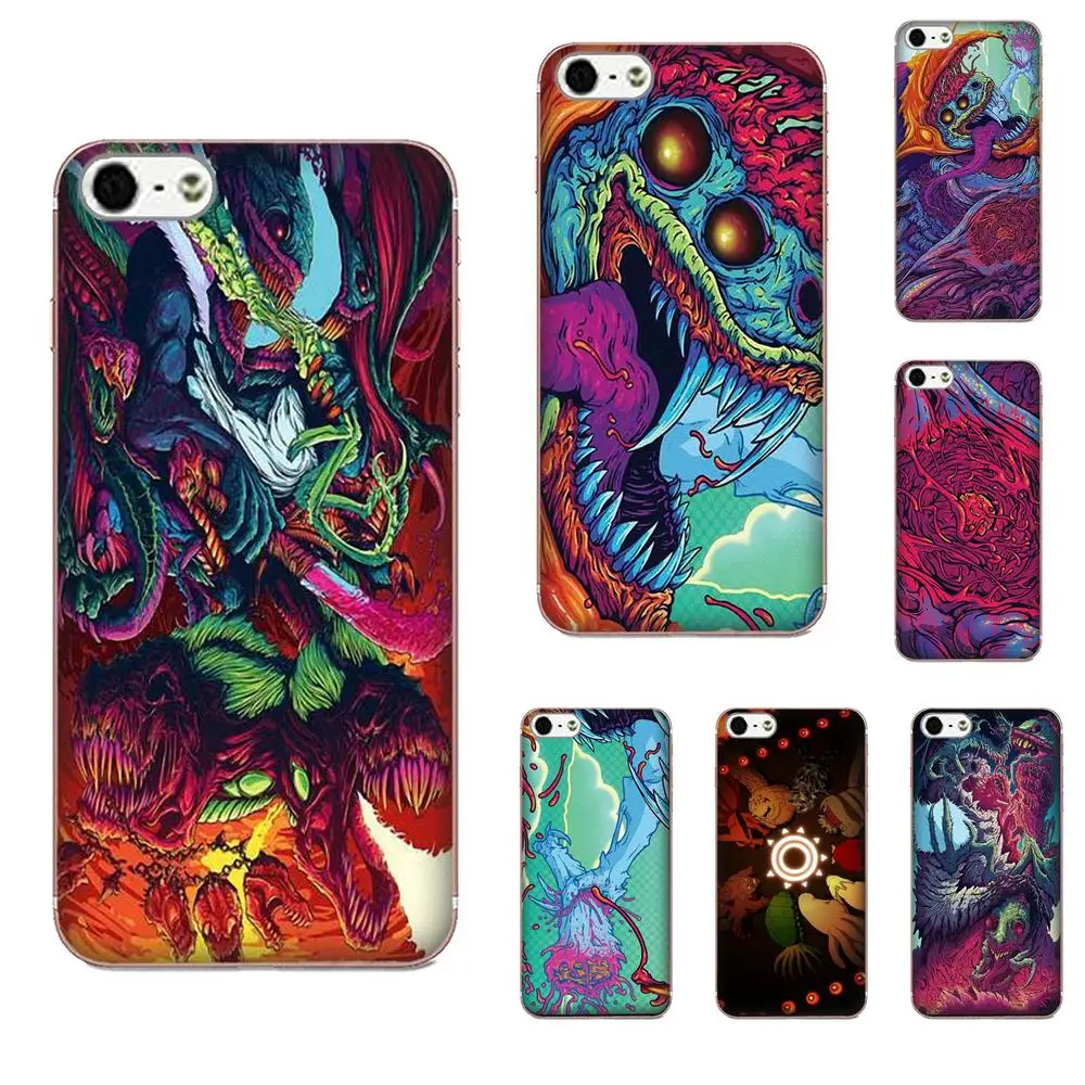 Для Apple iPhone 4 4S 5 5C 5S SE 6 6S 7 8 Plus X XS Max XR TPU Live Love Phone Hyper Beast|Чехлы-накладки| |