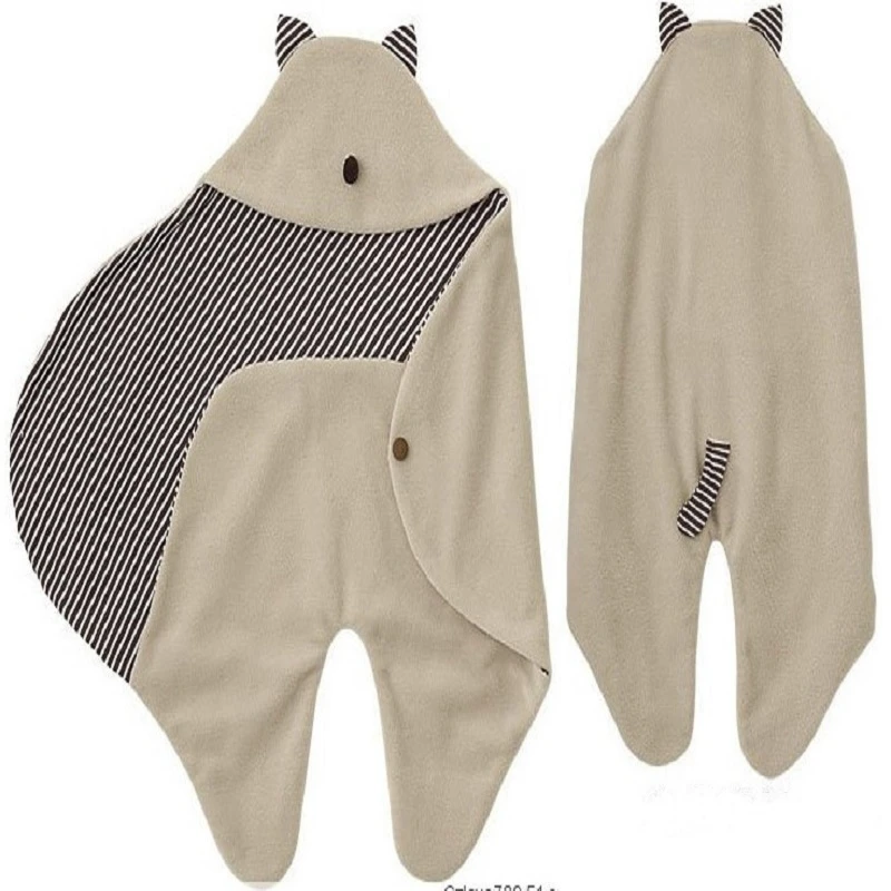 Детское одеяло конверты для новорожденных в животном стиле детские пеленки