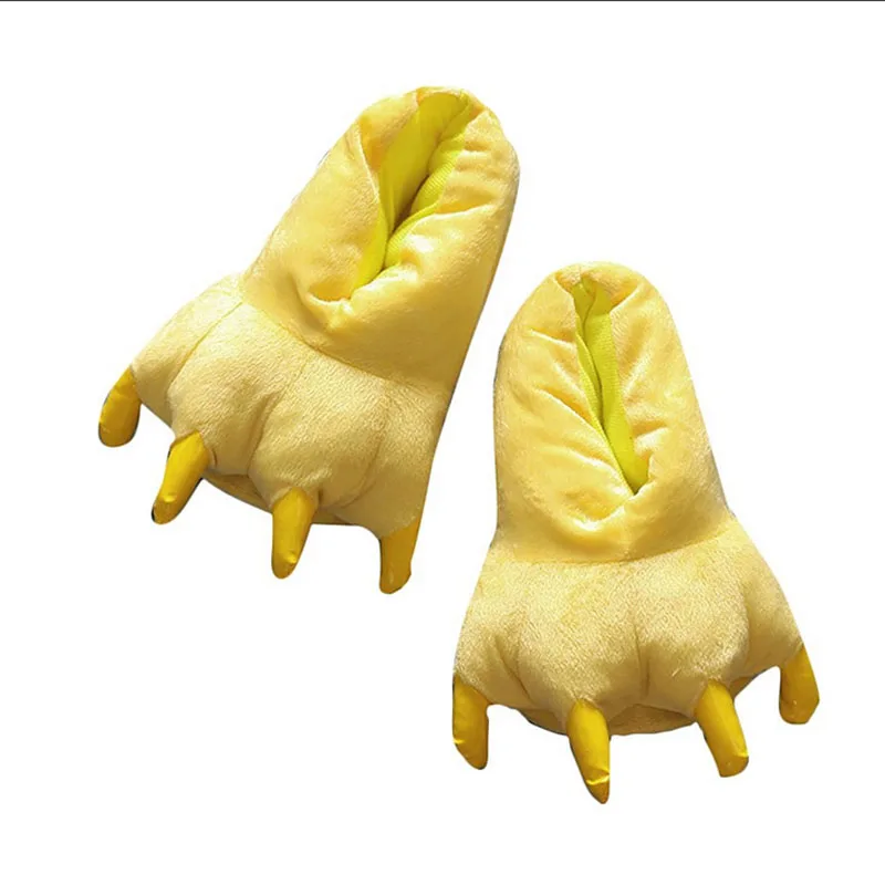 NORIVIIQ Hallowee Winter Sneaker Cute Funny Animal Paw Slippers Monster Claw Cartoon Slipper Warm Soft Plush Indoor Shoes | Тематическая