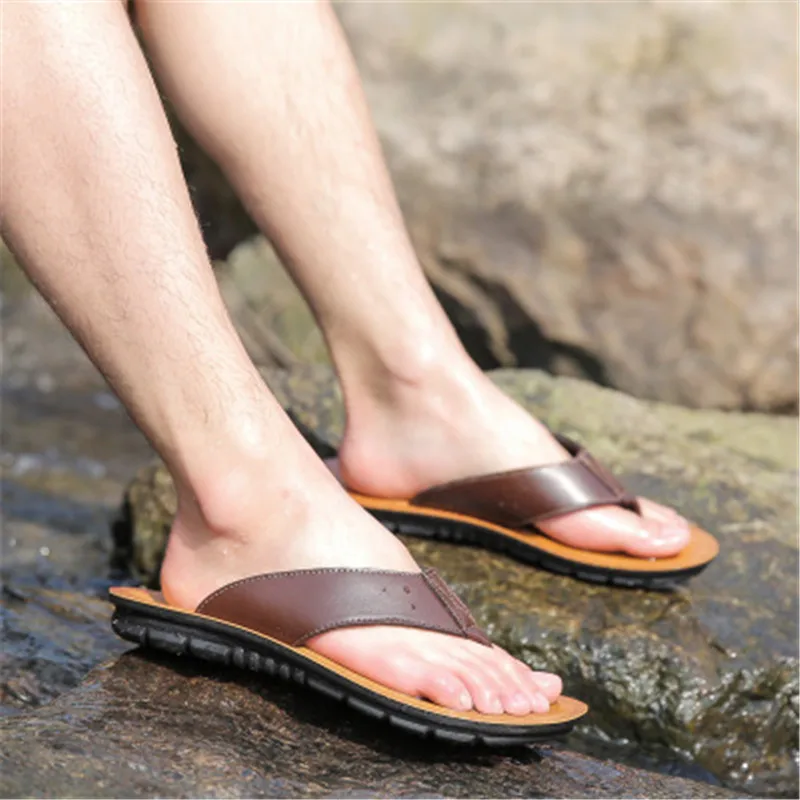 Мужские Пляжные шлепанцы chinelo массажные сандалии Нескользящие лето 2019|Вьетнамки|