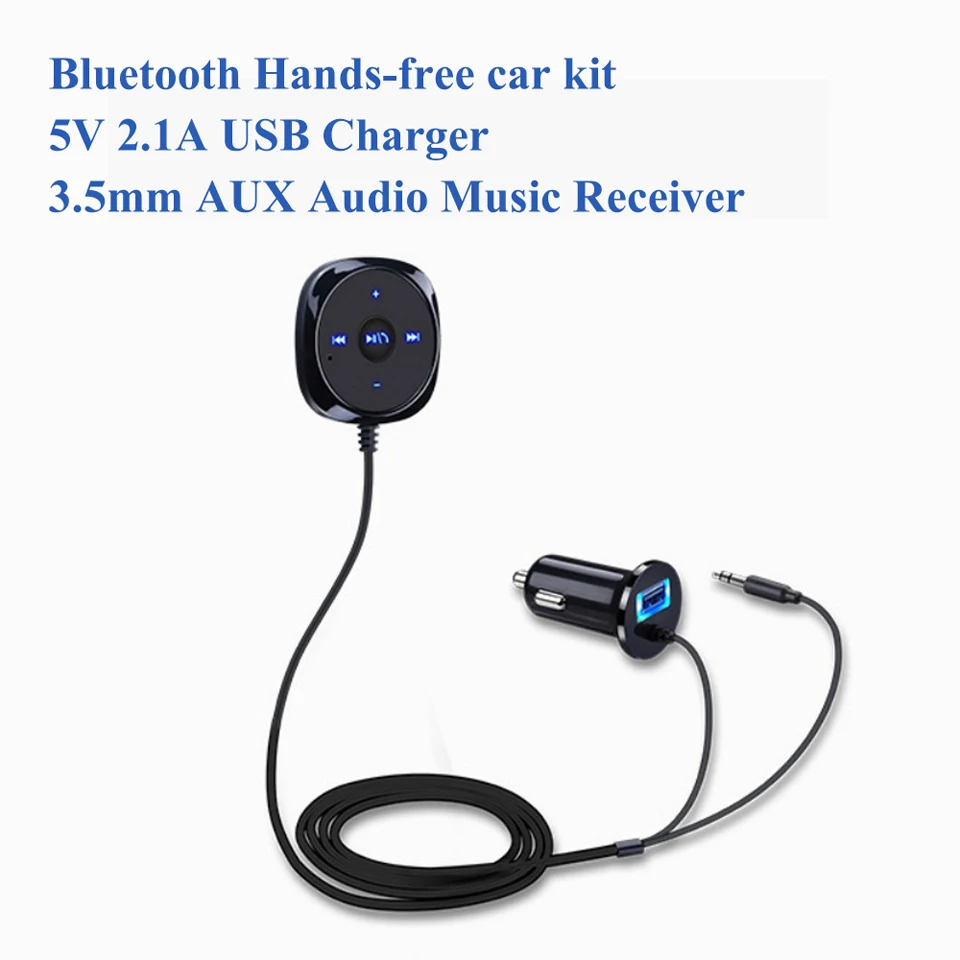 Автомобильный комплект громкой связи kebidu Bluetooth магнитное основание MP3 A2DP 3 5 мм AUX