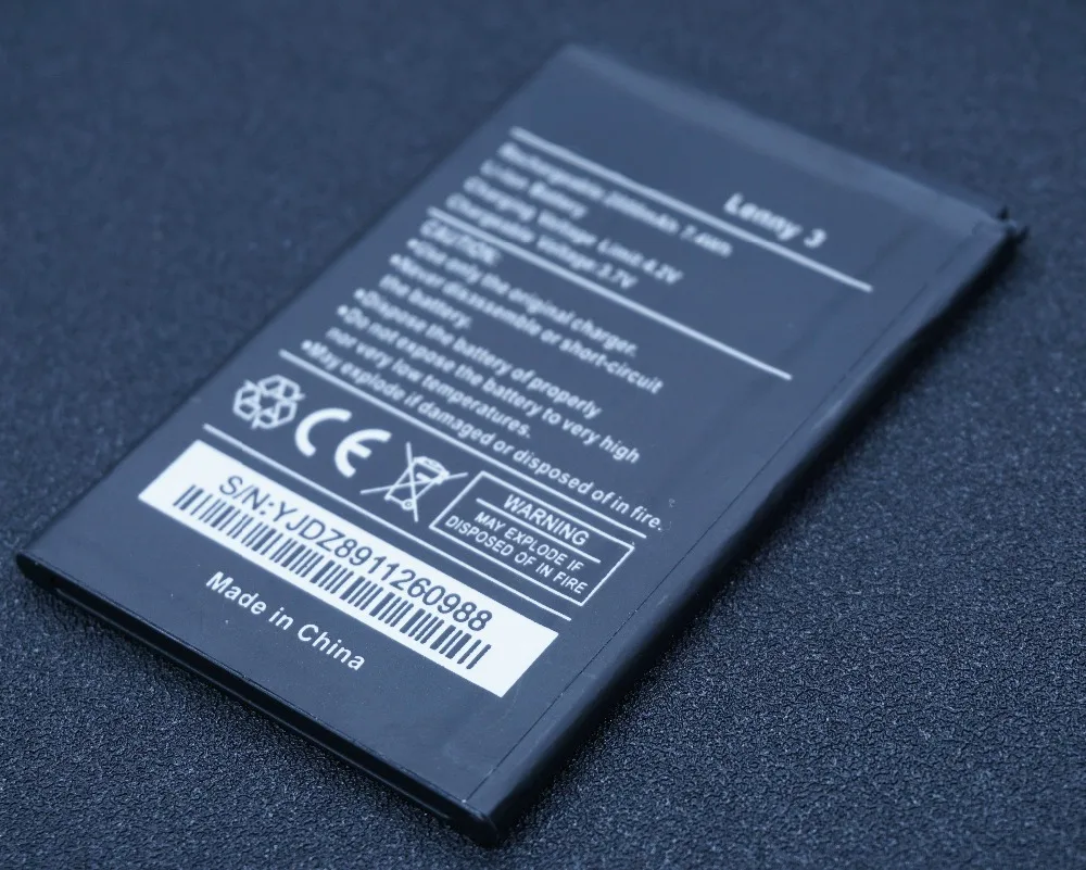 LehonS 1x2000 mAh/7.4Wh умная запасная батарея для сотового телефона + универсальное