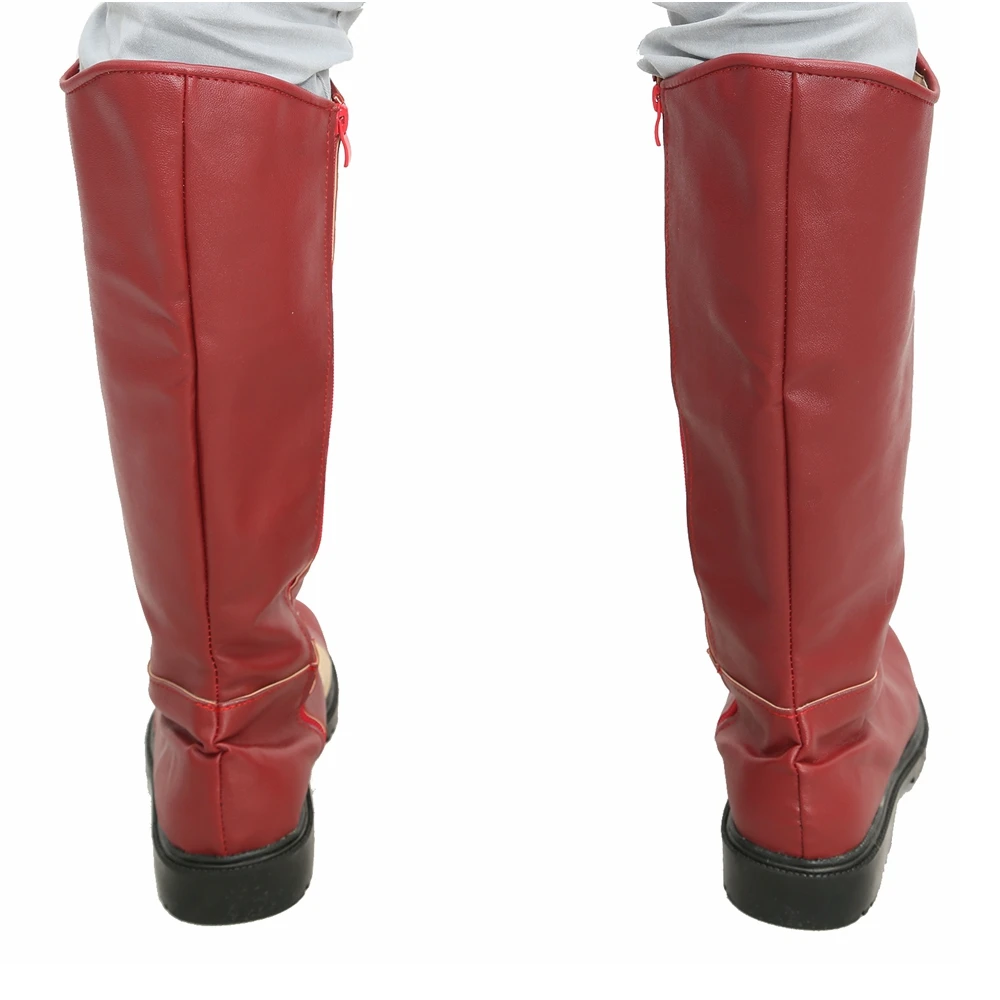 XCOSER The Flash Shoes Comics супергерой крутые кожаные ботинки реквизит для косплея 2018