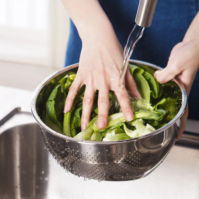 Сетчатый микроперфорированный дуршлаг из нержавеющей стали|food strainer|rice strainerfine