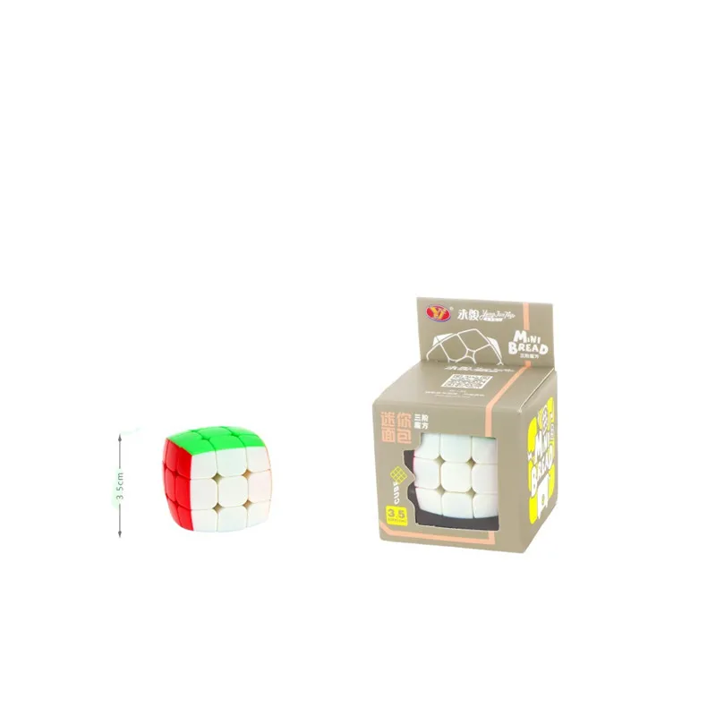 Новый YJ Yongjun 3x3x3 мини-Волшебный куб Стикеры меньше 35 MM Smooth Скорость головоломка
