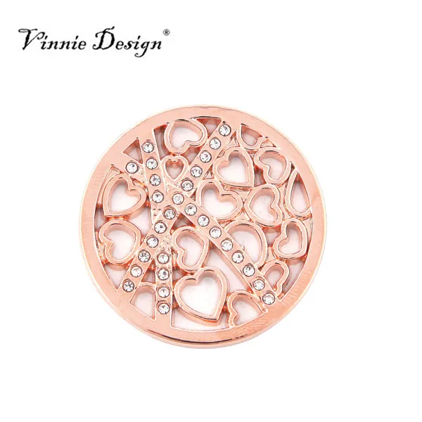 Vinnie Дизайн Ювелирные изделия 33 мм Эйфелева башня Париж Франция висячая монета