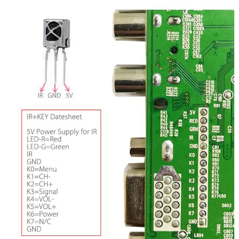 QT526C V1.2 Поддержка цифровой сигнал DVB-S2 DVB-C DVB-T2 ATV Универсальный ЖК-дисплей драйвер платы Dual usb воспроизведения мультимедийных русский reomte с холодным катодом(ccfl