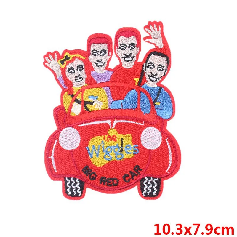 PE3526CT Pulaqi Рик и Морти заплатки Diy для одежды дети Parches Bordados Para La Ropa полоски на одежде Улица Сезам патч F - Цвет: PE3526CT