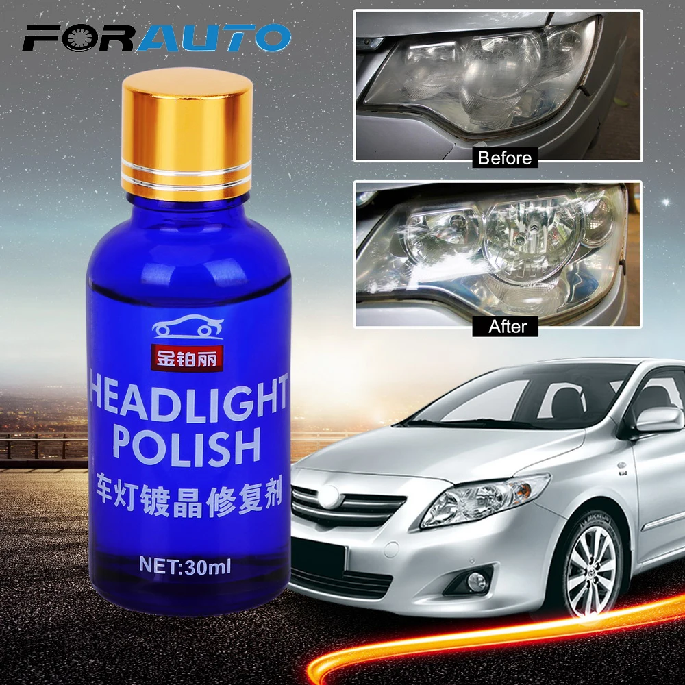 FORAUTO 30 мл ремонт автомобильных фар окисление покрытие заднего вида полировка