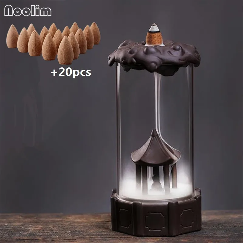 Zen буддистская акриловая крышка фонового благовония горелка креативный