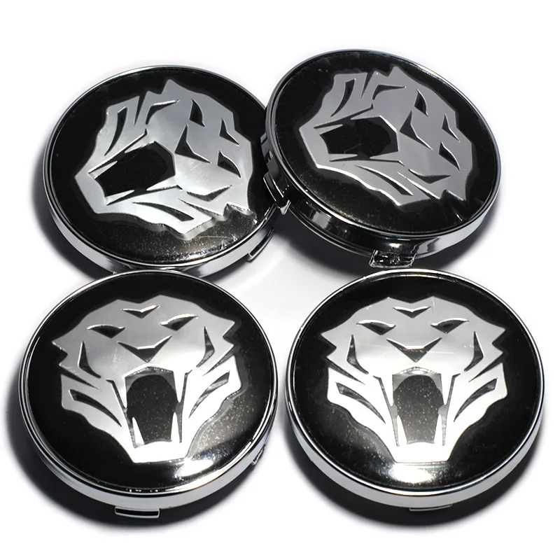 4 шт./лот 60 мм тигровая головка Центральная крышка колеса муфта эмблема наклейка