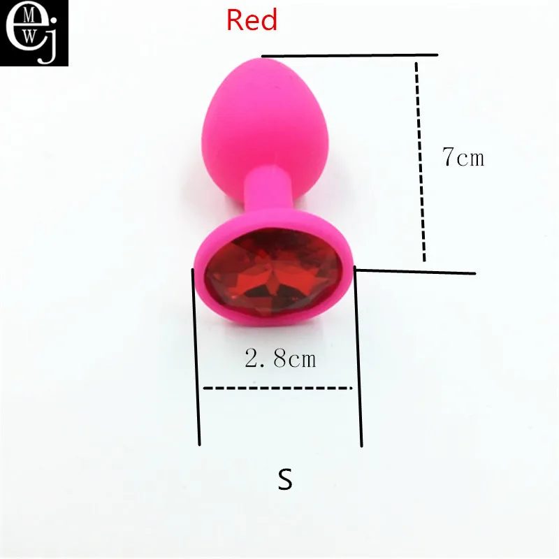 EJMW Pink Silicone Anal Plug 3 Size You Can Choose Sex Toys Butt For Women Men Erotic Jewelry |