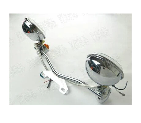 Металлическая проходящая световая полоса поворота для Yamaha VStar 400 650 1100 1300 Virago Xv 250