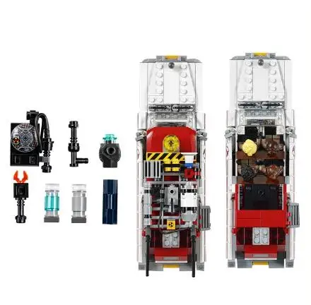 16032 586 шт. новый подлинный фильм серии Ghostbusters Ecto-1 и 2 Набор строительных блоков