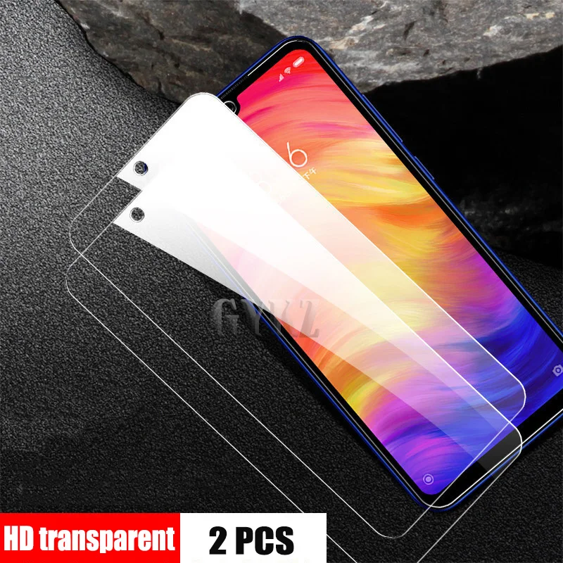 Защитное стекло закаленное для Xiaomi Redmi Note 7 Pro 2 шт. | Мобильные телефоны и